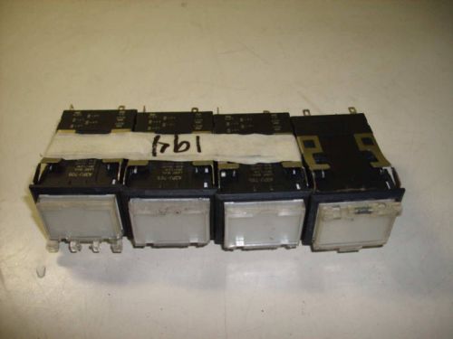 Lot 4 Omron A3PJ-705 Light Rectangular Push Illuminator