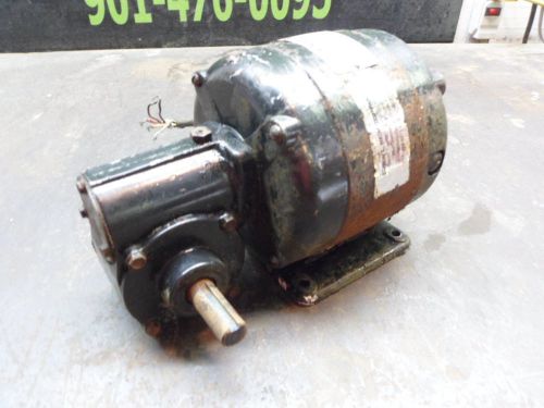 BODINE ELECTRIC GEAR MOTOR 1/HP  TYPE:NSH -54RL 115V 43:RPM 40/1:RATIO USED