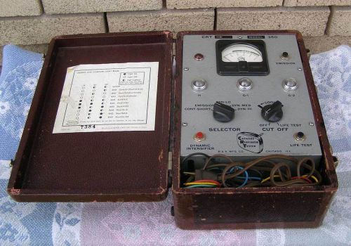Early Cathode Ray Tube Tester CRT B&amp;K Mfg. Co. - Nice!