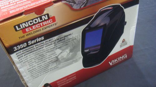VIKING LINCOLN 3350 SERIES ELECTRIC PROFESSIONAL AUTO-DARKENING WELDING HLEMET!!