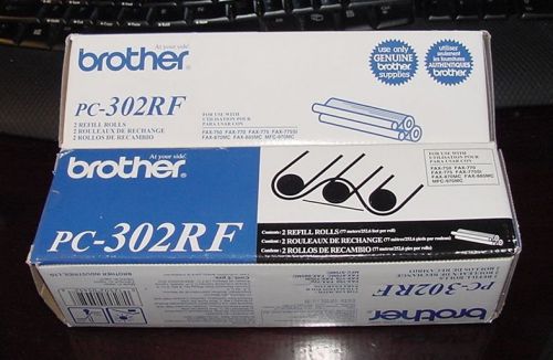 Brand New Genuine Brother PC-302RF - 2 Refill Rolls per box