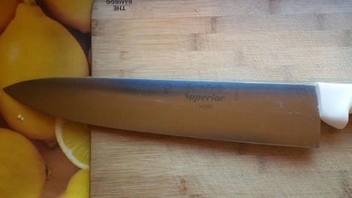 12-inch chef knife. sanisafe by dexter russell. #s 145-12. stainless steel blade for sale