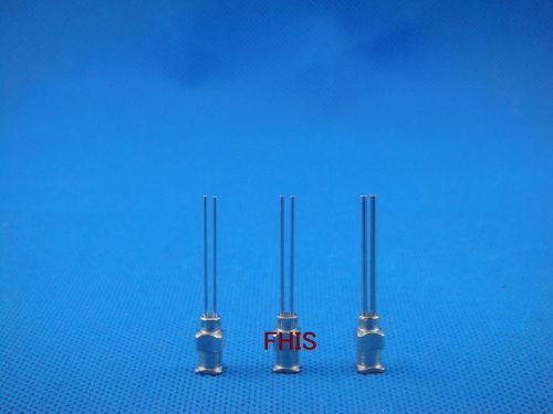 12PCS/lot twin cannula metal tip1&#034;dispensing needles 18G-27G