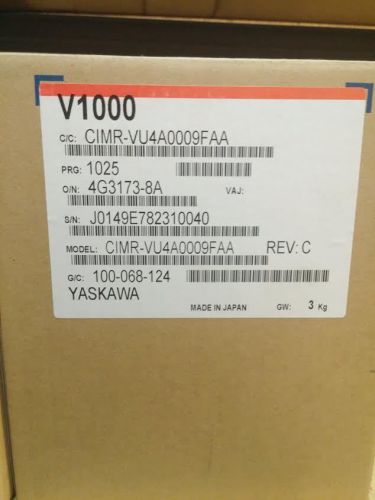 5 hp yaskawa v1000 variable frequency drive cimr-vu-4a0009faa for sale