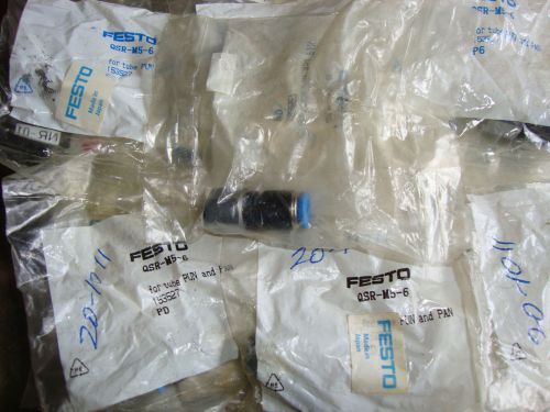 (13) NEW FESTO QSR-M5-6 ROTARY PUSH-IN FITTINGS