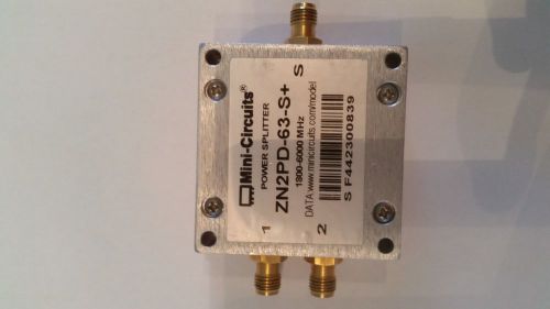 Power Splitter/Combiner :2 Way-0° 50? 1800 to 6000 MHz ZN2PD-63-S+ Mini-Circuits