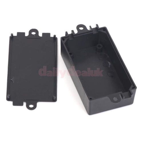 65 x 38 x 22mm plastic enclosure terminal box for electronic circuit black for sale