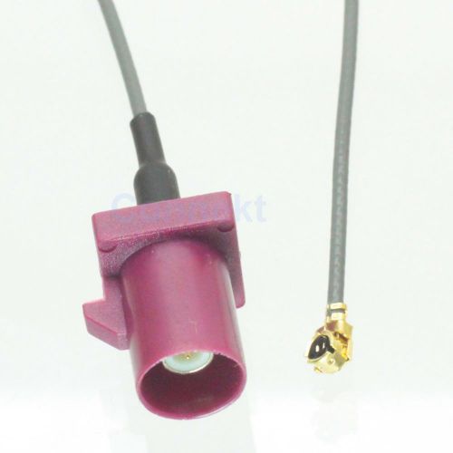Fakra SMB D 4004 male plug to IPX U.FL 1.13mm cable for GSM cellular phone