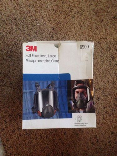 3M RESPIRATOR FULL FACE MASK 6900, LARGE, NEW in Box, gas mask