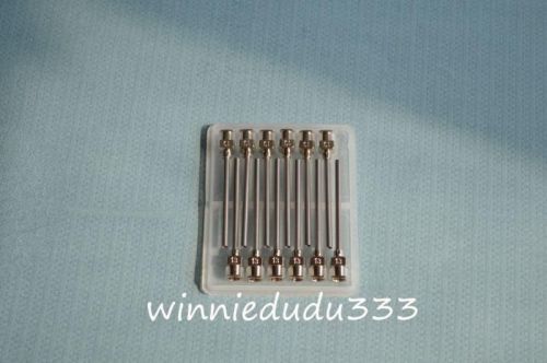 New 12 pcs 1.5&#034; 13G Blunt stainless steel dispensing Syringe Needle Tips