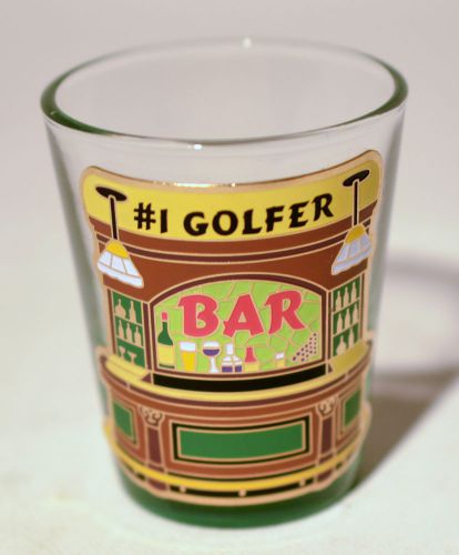 # 1 Golfer Bar Souvenir Collectible Shooter Shot Glass