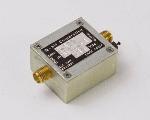 NEW Q-Bit QBH-9-132 RF Amplifier - 15-700 MHz, 14.8 dB, +16 dBm, SMA Female
