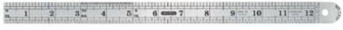 General Tools 2&#034; Precision Flexible Stainless Steel Rule 1201ME