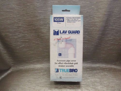 Truebro lav guard undersink protective pipe cover 105w white for sale