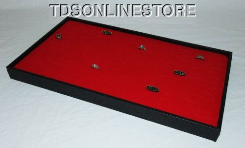 144 Ring Jewelry Display Case Red Insert