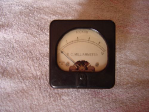 Hickok 0-1 DC Millammeter