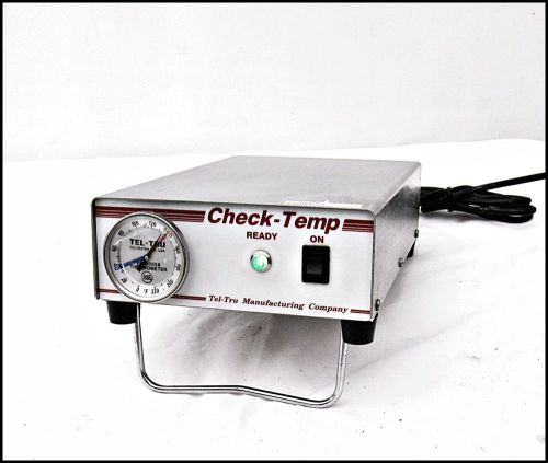 Tel-Tru Manufacturing Check-Temp Thermometer Calibrator ~Tested Working