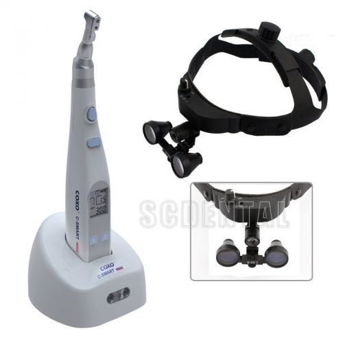 COXO 2in1 Dental Endodontic Treatment APEX Locator+Surgical Medical Loupe LED