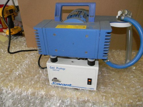 Savant gp110-120 gel pump 120v 6a, missing recovery vessel for sale