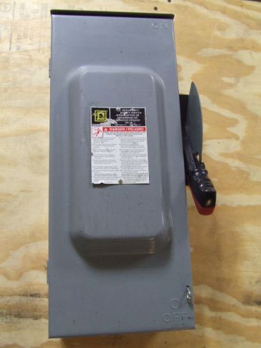 HU363RB 100 AMP 600 V Fusible Disconnect - Square D - Surplus