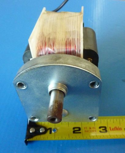 Thermally protected gear motor 200 rpm, 115v, ac 60 hz, 3.8 amp, 3/8” shaft for sale
