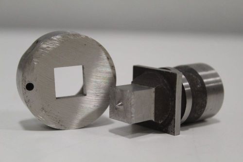 PUNCH DIE DIACRO ROPER WHITNEY SQUARE .500&#034; PUNCH PRESS SET 1/2&#034; x 1/2&#034;