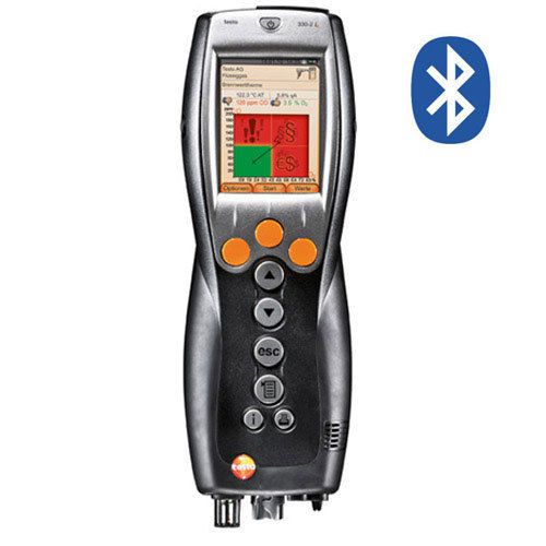 Testo 330-2G LL analyzer w/ O2, CO w/ auto dilution, Bluetooth - Meter Only