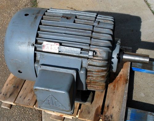 Delco 1G7404 Three Phase Motor, 20-Hp 1200-Rpm 404U-Frame