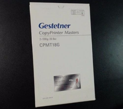 OEM Genuine Gestetner Ricoh Master Box of 2 CPMT18G 893129  +