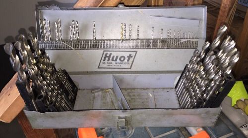 Huot jobber metal drill index set 115 bits -incomplete