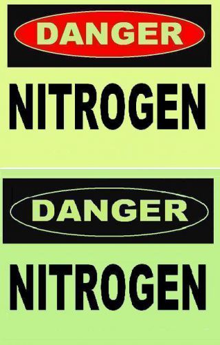 Nitrogen  glow in the dark  sign for sale