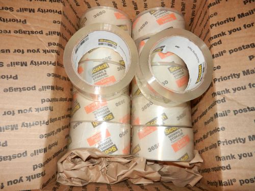 3m scotch long lasting packing tape  1.88&#034; x 54.6 yds lot of 12 rolls for sale