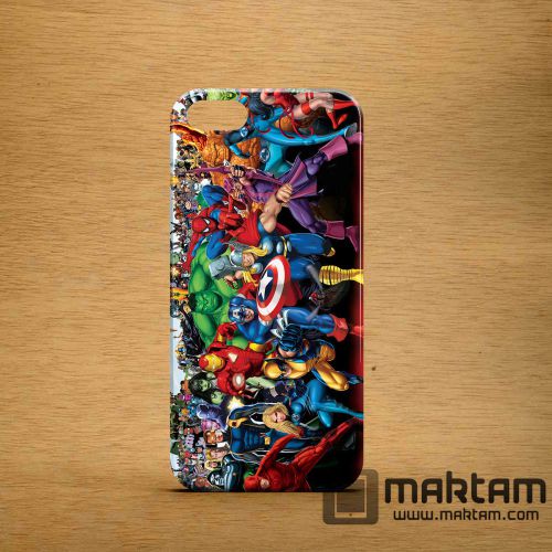 Hm9All Character SuperHero Marvel Comics Apple Samsung HTC 3DPlastic Case Cover