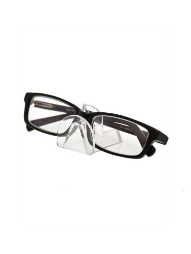 Lot of 10 Acrylic Counter Top Sunglasses/Eyeglasses Nose Holder Displays - Clear