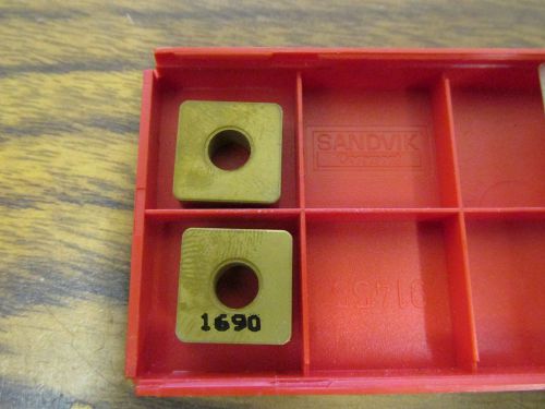 (2) SANDVIK Carbide Inserts SNGA 12 04 12T02520