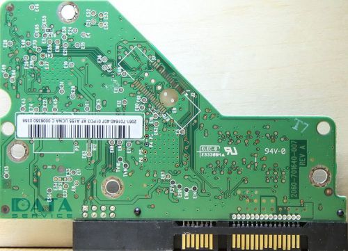 PCB 2061-701640-407 WD10EADS/WD5000AADS 500Gb/1Tb Western Digital HDD 3.5 SATA