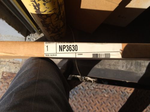 WIEGMANN NP3630 A36P30 33X27 PAINTED WHITE METAL BACK PANEL *NEW IN BOX*