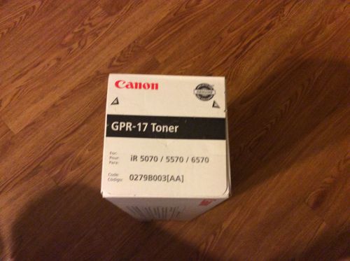 2 NEW GENUINE CANON GPR-17 GPR17 Toner for ImageRUNNER 5070 5570 6570 0279B003AA