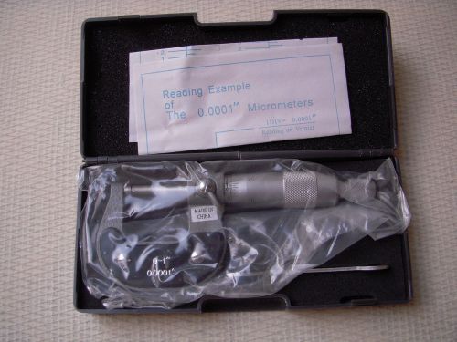 Outside Micrometer 0 – 1” x 0.0001” - New