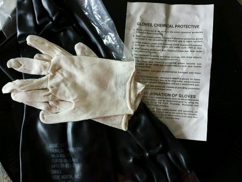 Chemical Safety Glove Sets Protective Gloves (5) Pairs/Sets Rubber/Cotton Gloves