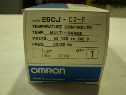 Omron E5CJ-C2-F Multi Range AC100-240V Temperature Controller New(Old Stock)