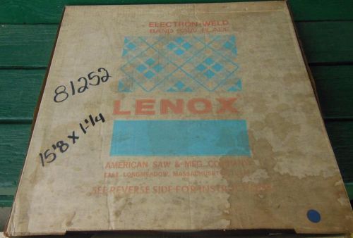 LENOX MATRIX E/W BANDSAW BLADE 81252 15ft 15&#039;8&#034;x1-1/4&#034; 035 6/10Th VARI-TOOTH