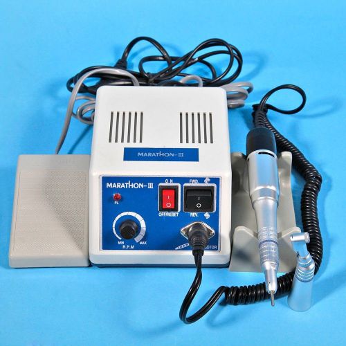 Dental Lab MARATHON Micromotor 35K PPM with Straight Handpiece Contra angle
