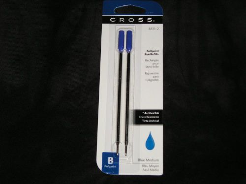 CROSS Ballpoint Pen Refills - BLUE MEDIUM 8511-2