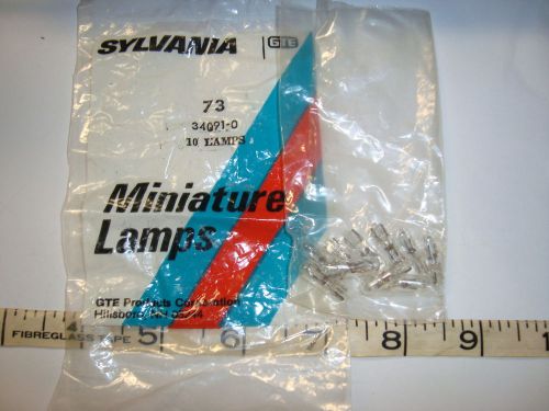 10 Sylvania NO. 73 Lamps bulbs