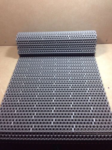 Uni-Chain Plastic Modular Conveyor Belt Uni SNB M2 34% Gray 18&#034;x77&#034;L 1&#034; Pitch