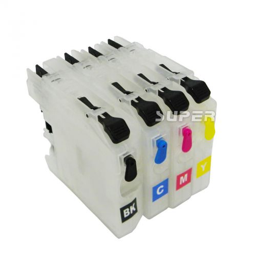 4 Pack Refillable Ink cartridge For Brother LC103 MFC-J4510DW MFC-J4610DW J470DW