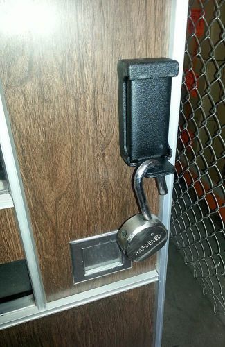 Vending machine t handle lock cover protection - works with hockey &amp; padlocks for sale