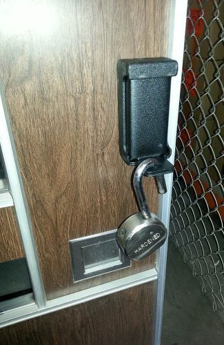 Vending machine t handle lock cover protection - works with hockey &amp; padlocks for sale