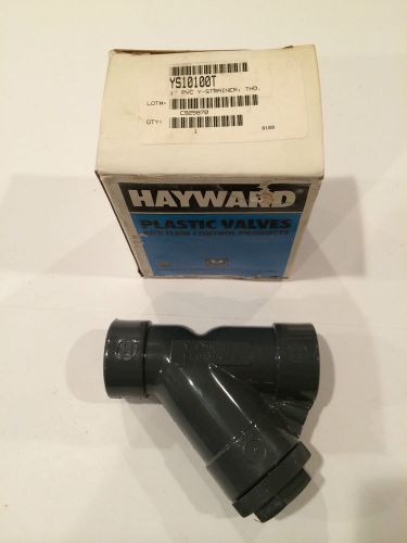 Hayward YS10100T 1&#034; PVC Y Strainer Threaded New in Box